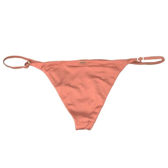 VICTORIA'S SECRET Bikini Bottom Women's Size Medium Apricot Swimsuit Summer - Picture 2 of 12